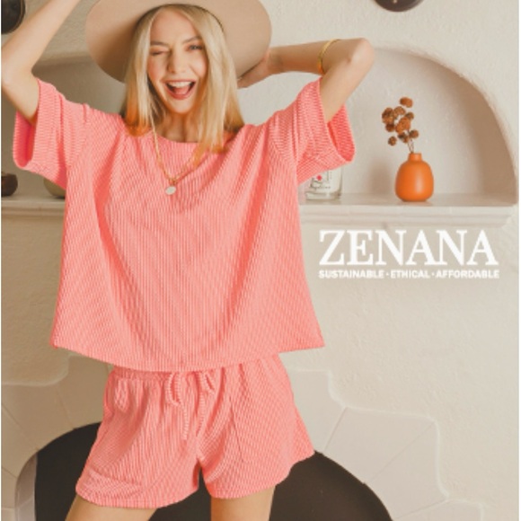 RESTOCKED Zenana Cotton French Terry Drop Shoulder Raw Hem Charcoal Oversized 1X - Picture 4 of 7